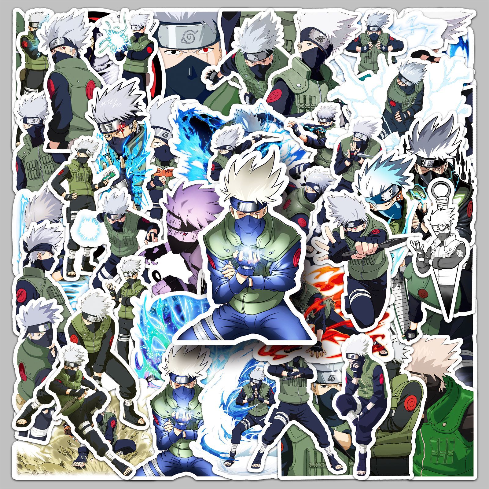 Laptop Accessories Computer - 50pcs Anime Naruto Hatake Kakashi‌ Graffiti