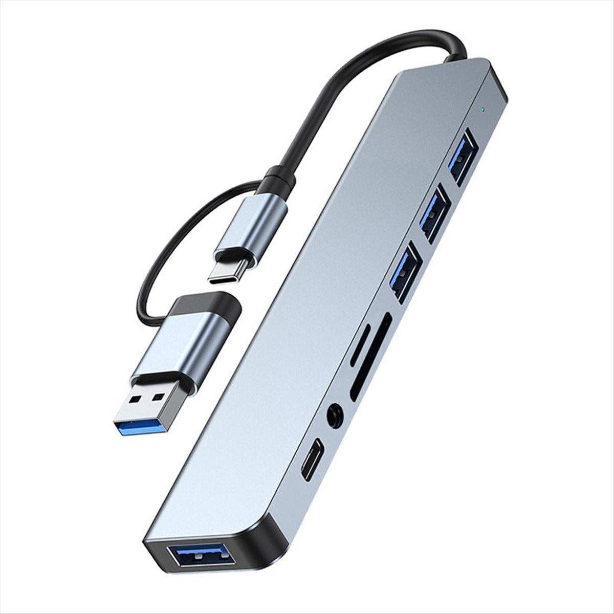 Friendly!8 in 2 USB +Type C HU - مراجعة Laptop Accessories Hub وسعره
