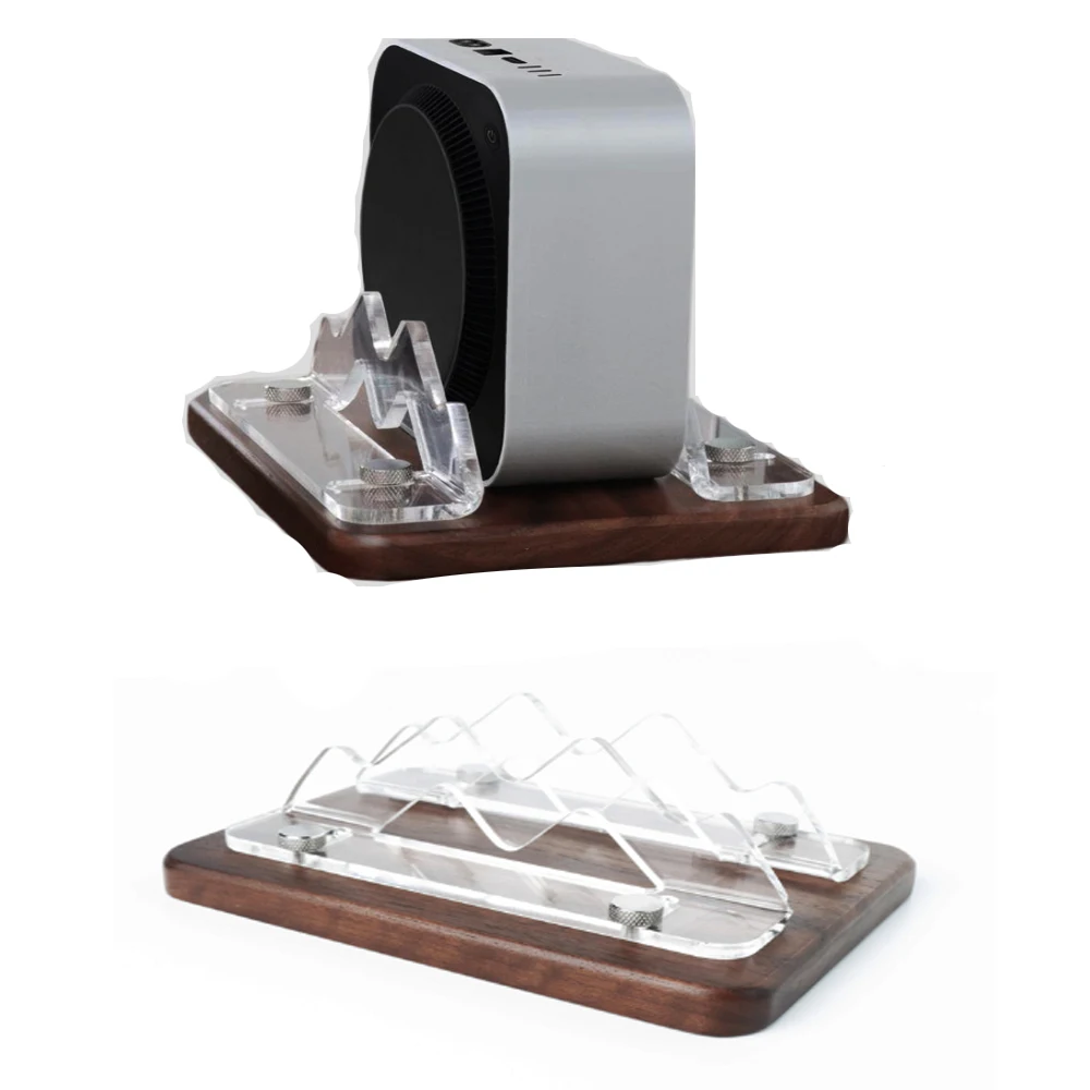 Wood Base for Mac Mini M4/M4 P - مراجعة Laptop Accessories Cooling Pad وسعره