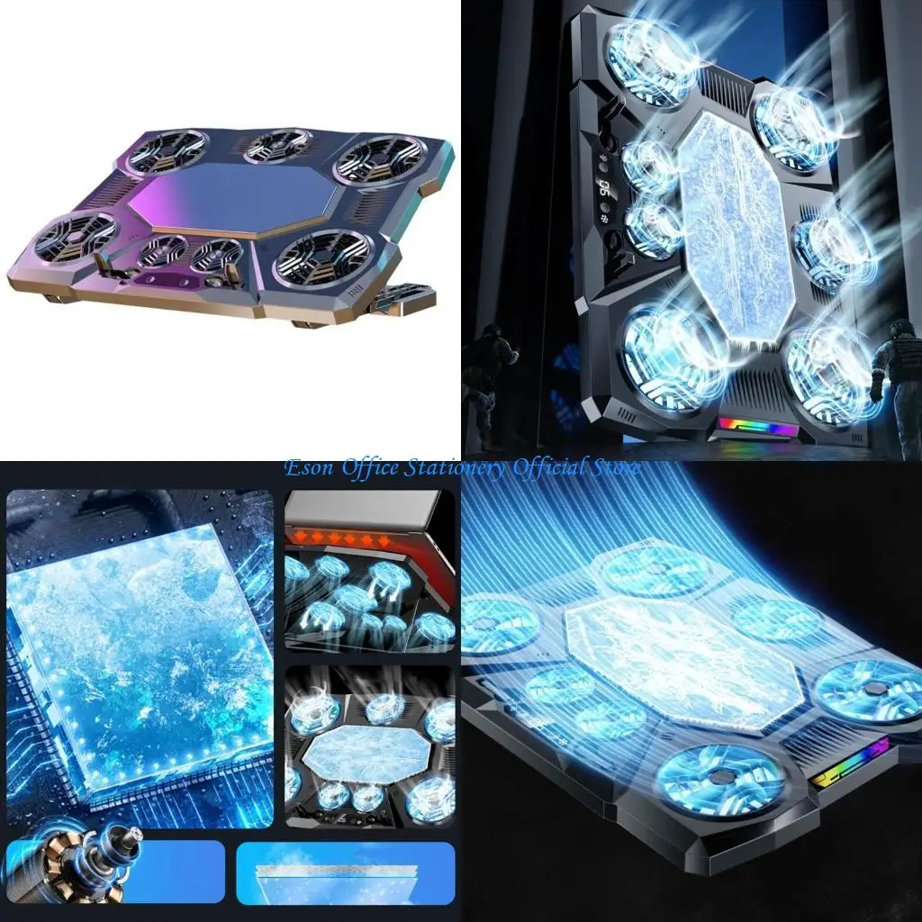 Laptop Cooler Cooling Pad 6 Fa - مراجعة Laptop Accessories Cooling Pad وسعره