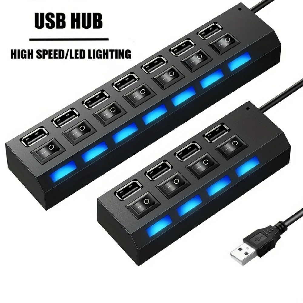 USB 3.0 Hub 4 7 Port Multi USB - مراجعة Laptop Accessories Hub وسعره