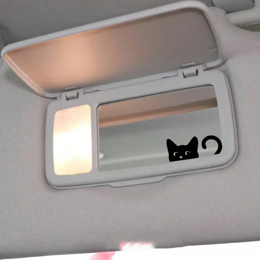 Cute Black Cat Peeker Vinyl De - مراجعة Laptop Accessories Design وسعره