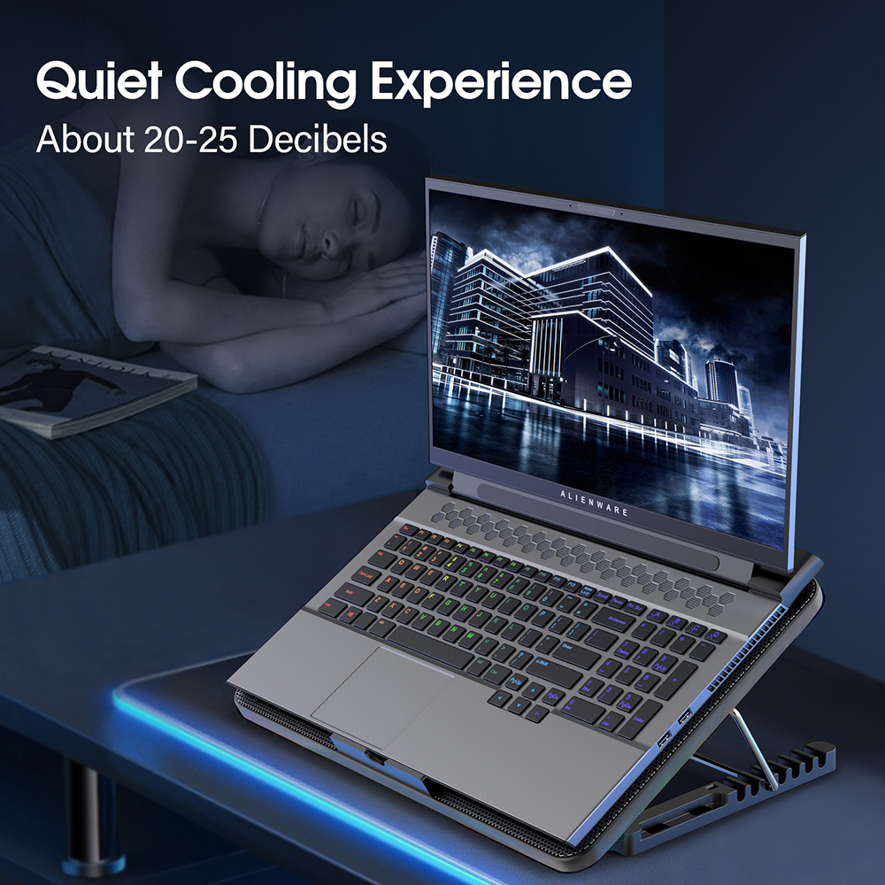 Coolcold 15.6-17.3inch Laptop  - مراجعة Laptop Accessories Cooling Pad وسعره