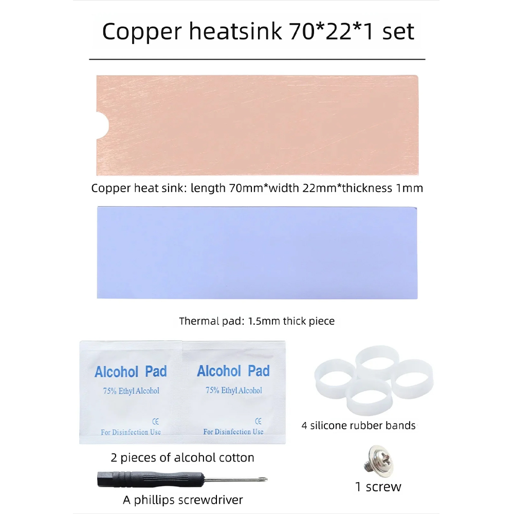 M.2 SSD Heatsink for NVMe NGFF - مراجعة Laptop Accessories Cooling Pad وسعره