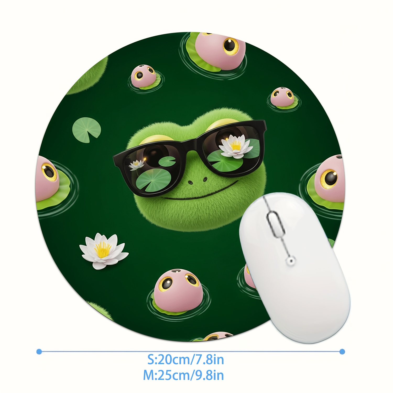 Adorable Frog with Lotus Patte - مراجعة Laptop Accessories Design وسعره