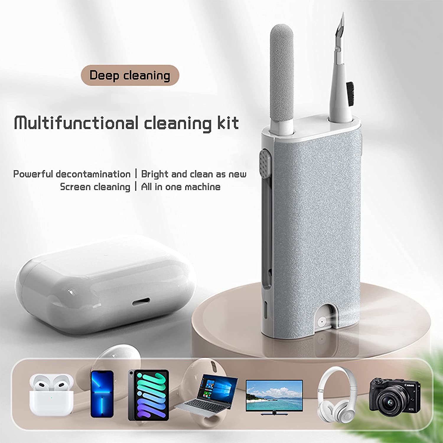 5 in 1 Earphone Cleaner Brush  - مراجعة Screen Cleaning Kit وسعره