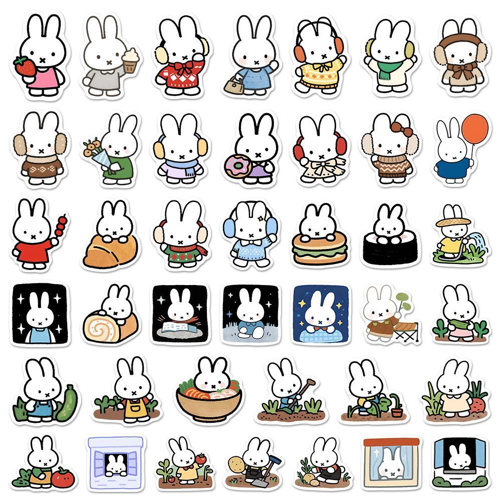 Miffy sticker cute cartoon sti - مراجعة Laptop Accessories Design وسعره