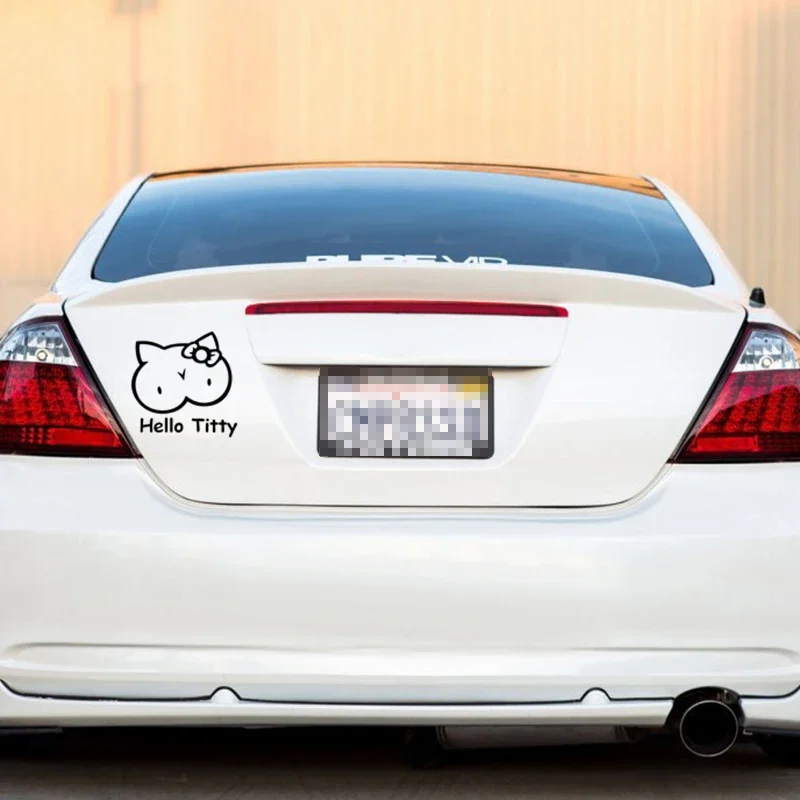 Cute kitten design car window  - مراجعة Laptop Accessories Design وسعره