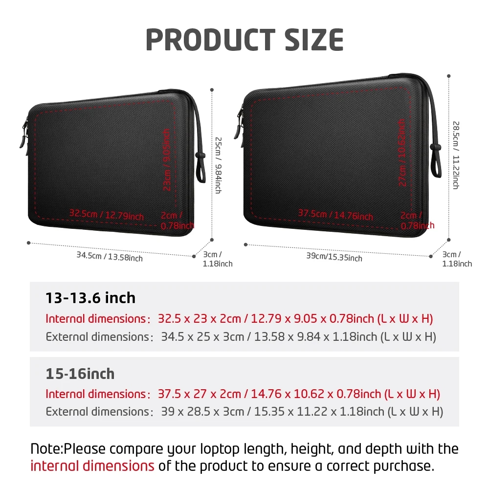 13 13.6 15 16 Laptop Sleeve Ca - مراجعة Laptop Accessories Sleeve وسعره