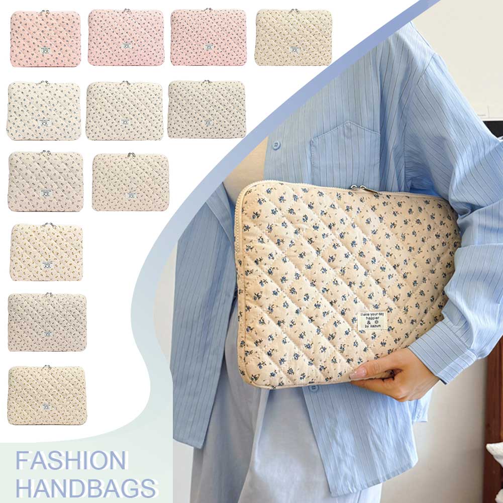 Flower Printed Laptop Sleeve Q - مراجعة Laptop Accessories Sleeve وسعره