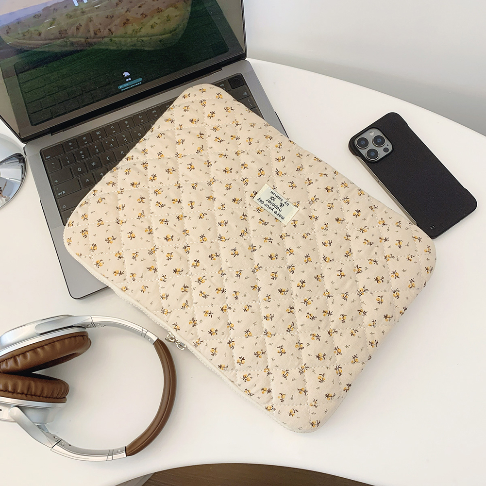 Flower Printed Laptop Sleeve Q - مراجعة Laptop Accessories Sleeve وسعره