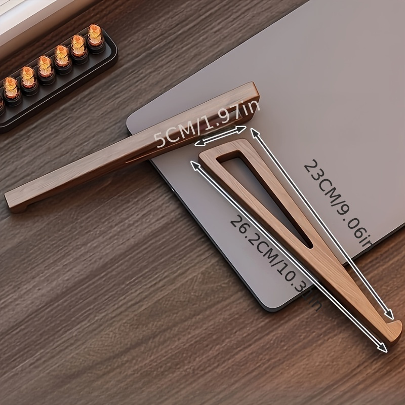 Portable Foldable Wooden Lapto - مراجعة Laptop Accessories Design وسعره