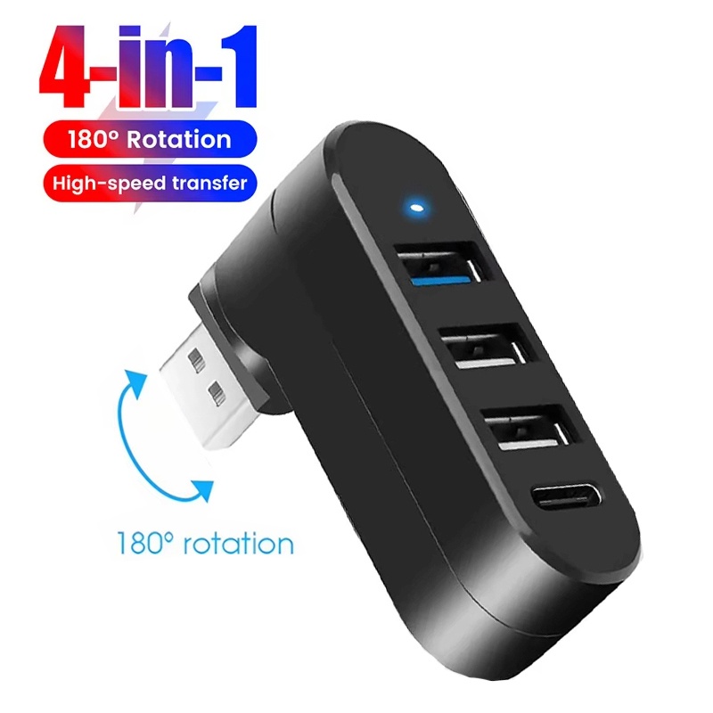 4 Port Multi USB 2.0 HUB Mini  - مراجعة Laptop Accessories Hub وسعره