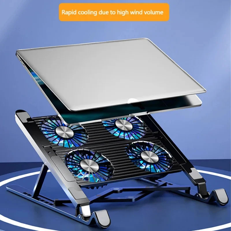 New Laptop Cooler Base Stand F - مراجعة Laptop Accessories Cooling Pad وسعره
