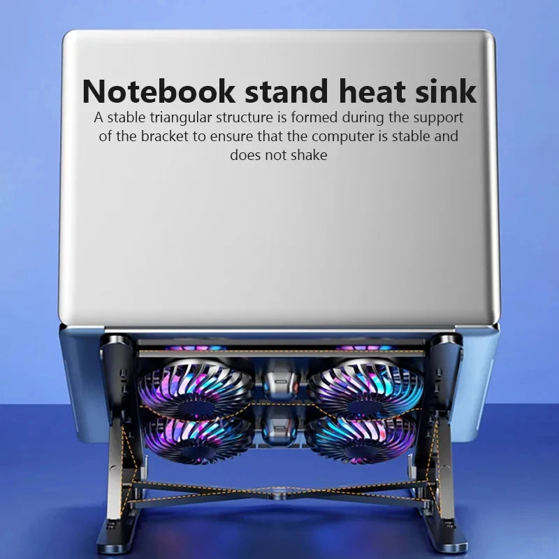 New Laptop Cooler Base Stand F - مراجعة Laptop Accessories Cooling Pad وسعره