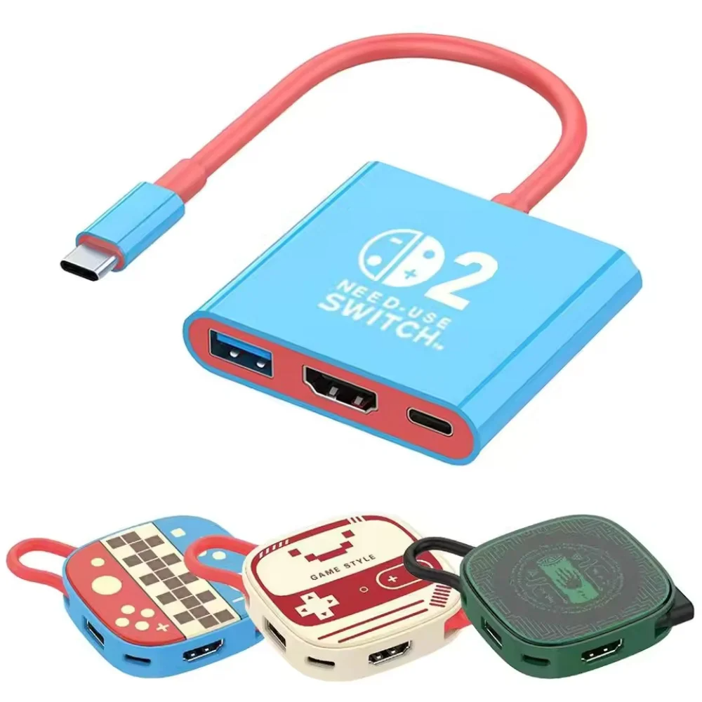 Switch 2 Dock HDMI 4K USB 3.0  - مراجعة Laptop Accessories Hub وسعره