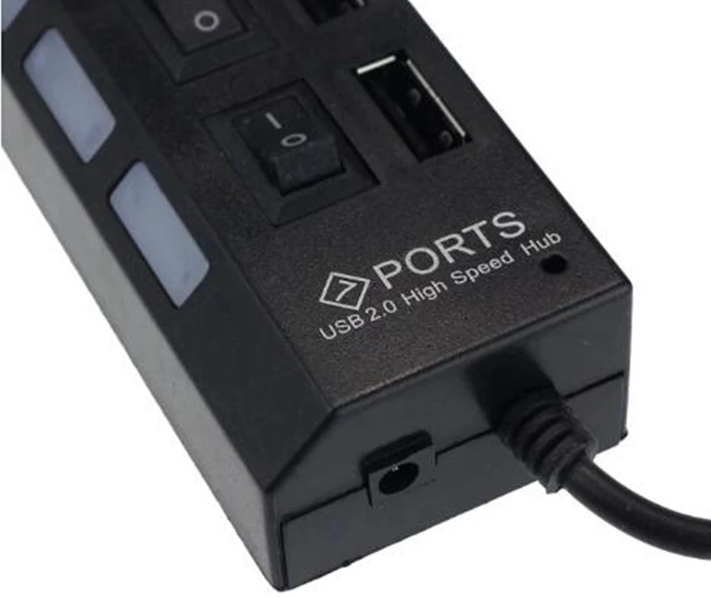 7 Port USB 2.0 Hub Splitter Fo - مراجعة Laptop Accessories Hub وسعره