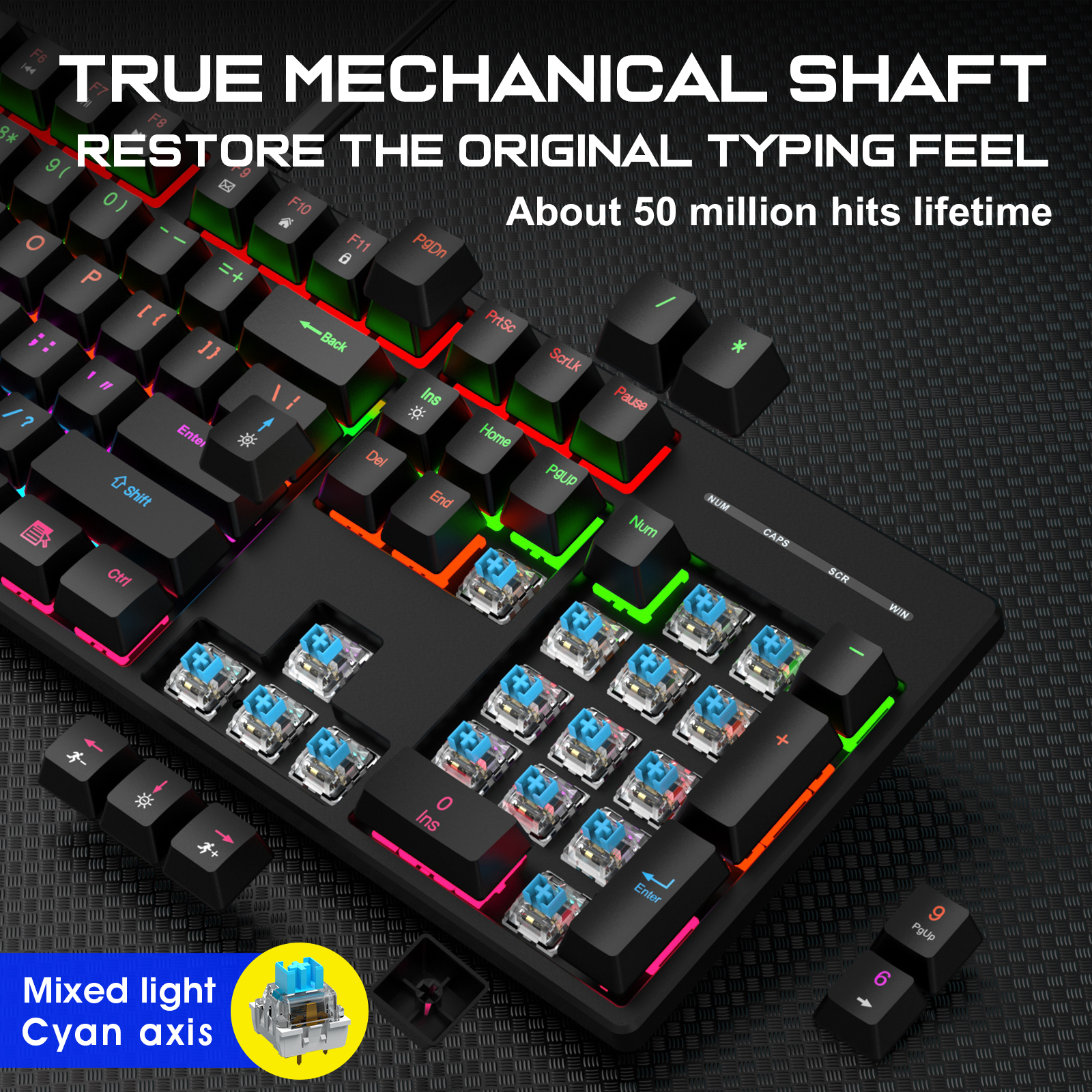 104 Key RGB Backlit Mechanical - مراجعة Laptop Accessories Design وسعره