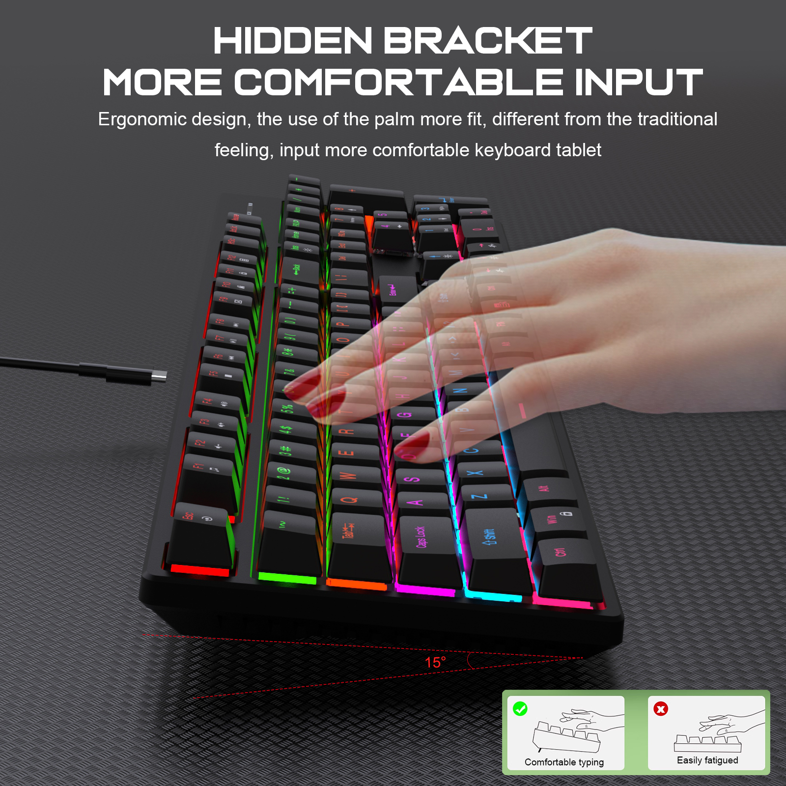 104 Key RGB Backlit Mechanical - مراجعة Laptop Accessories Design وسعره