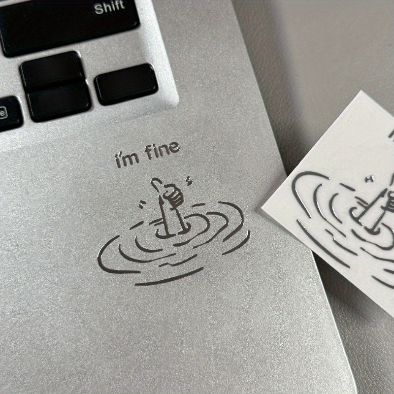 3Pcs, 3D Personality Stickers, - مراجعة Laptop Accessories Design وسعره