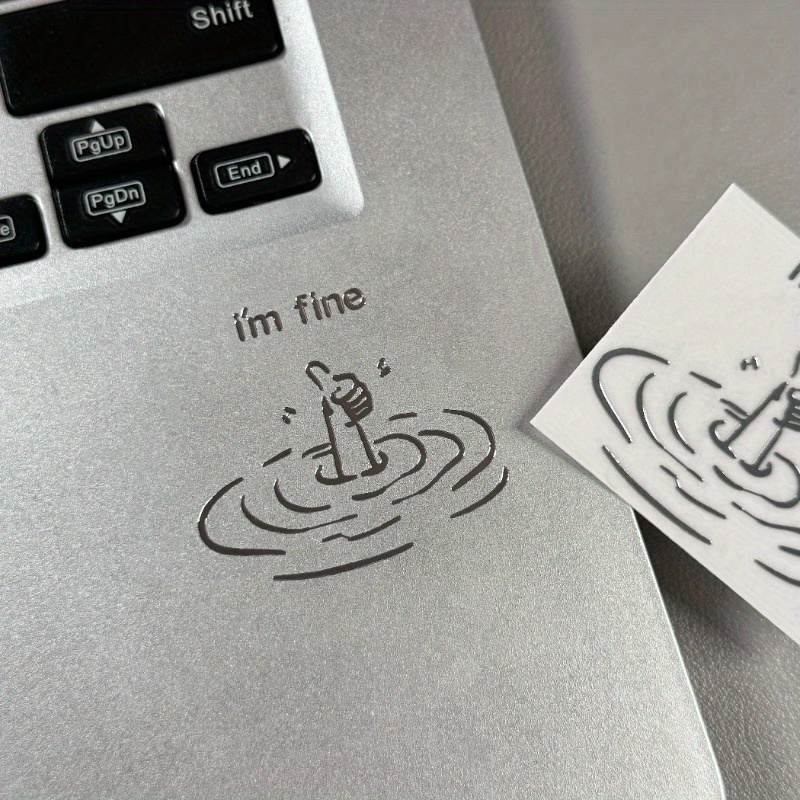 3Pcs, 3D Personality Stickers, - مراجعة Laptop Accessories Design وسعره
