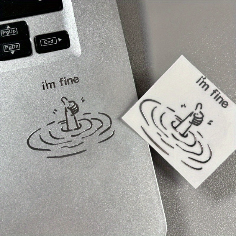 3Pcs, 3D Personality Stickers, - مراجعة Laptop Accessories Design وسعره