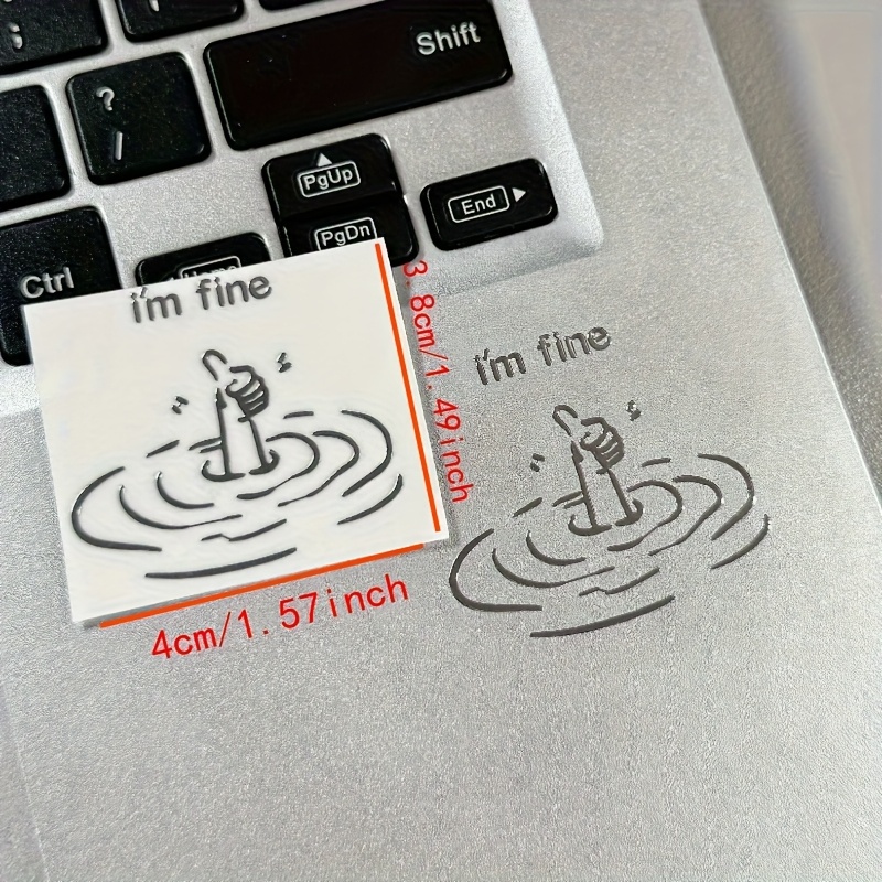 3Pcs, 3D Personality Stickers, - مراجعة Laptop Accessories Design وسعره