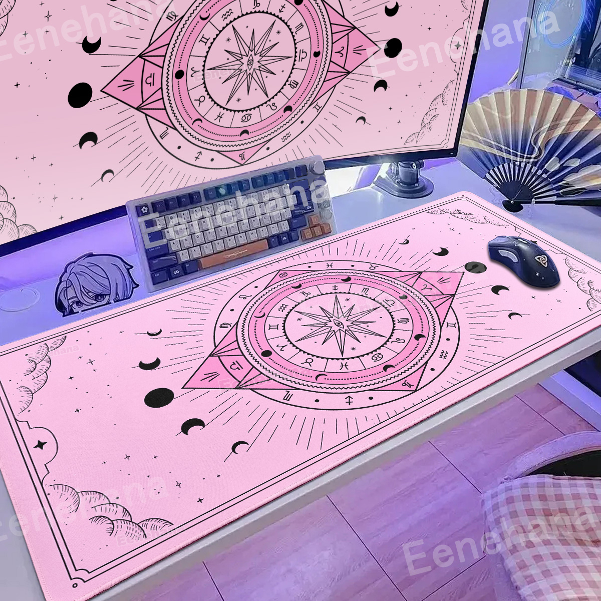 XXL Moon Card Mouse Pad Keyboa - مراجعة Laptop Accessories Design وسعره