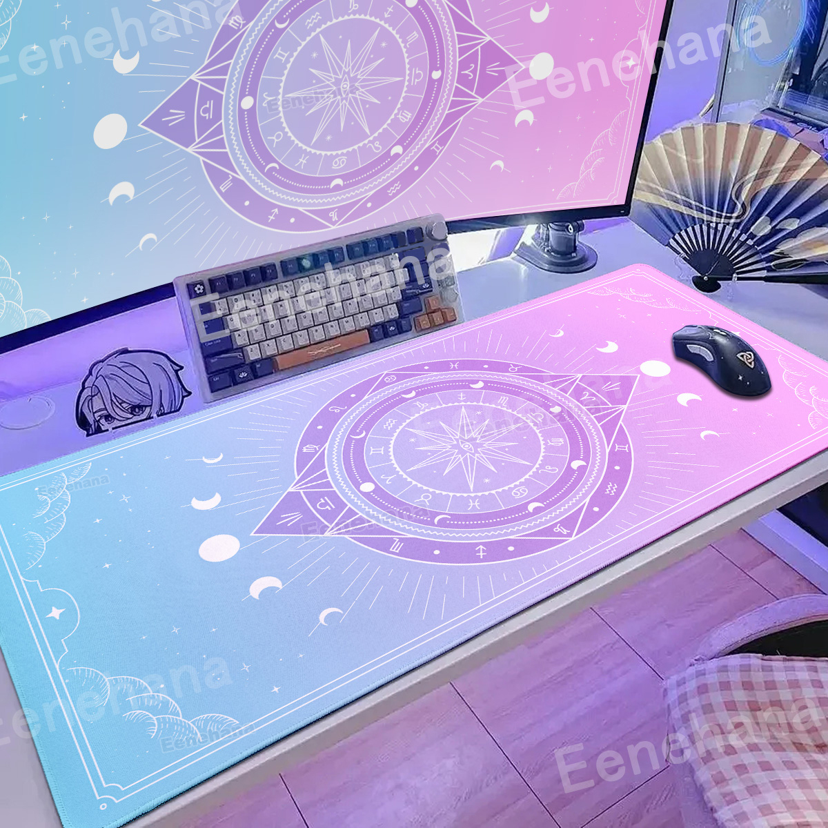 XXL Moon Card Mouse Pad Keyboa - مراجعة Laptop Accessories Design وسعره