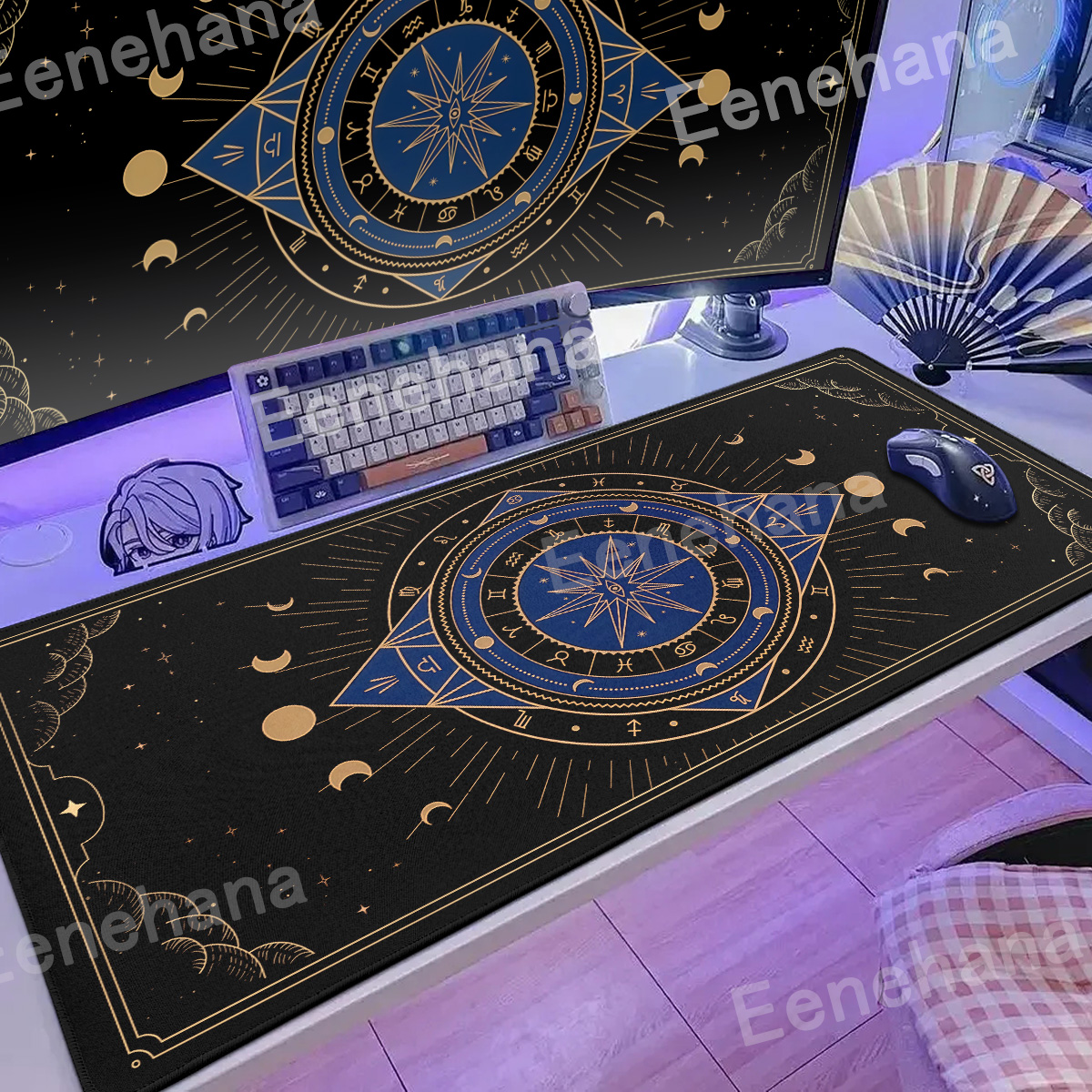 XXL Moon Card Mouse Pad Keyboa - مراجعة Laptop Accessories Design وسعره