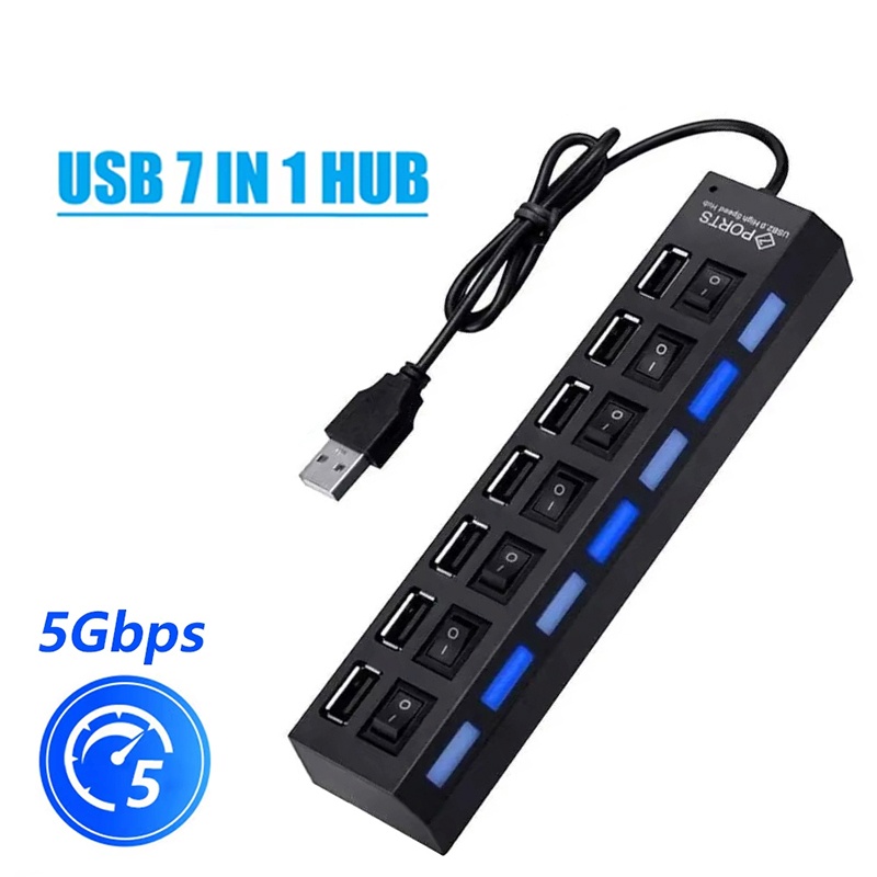 USB 2.0 Hub USB High Speed Spl - مراجعة Laptop Accessories Hub وسعره