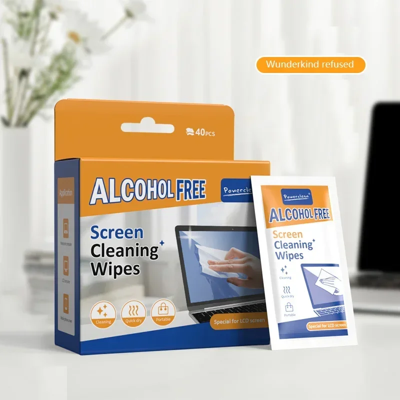 40PCS cleaning wipes - dry and - مراجعة Screen Cleaning Kit وسعره